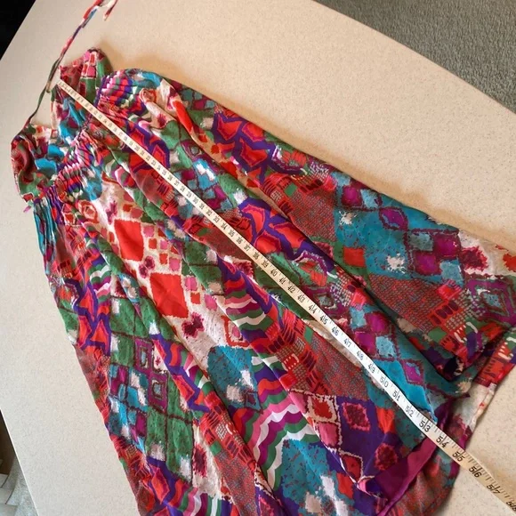 Maeve by Anthropology Multicolor Maxi Dress Women Size 8 - Picture 8 of 13